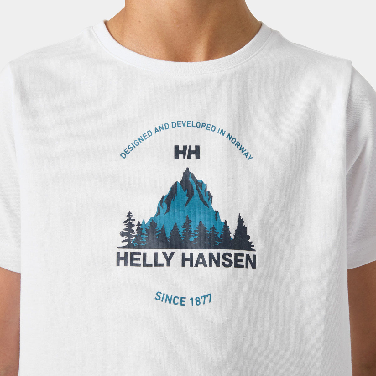 Juniors' HH Graphic T-Shirt - 001 WHITE