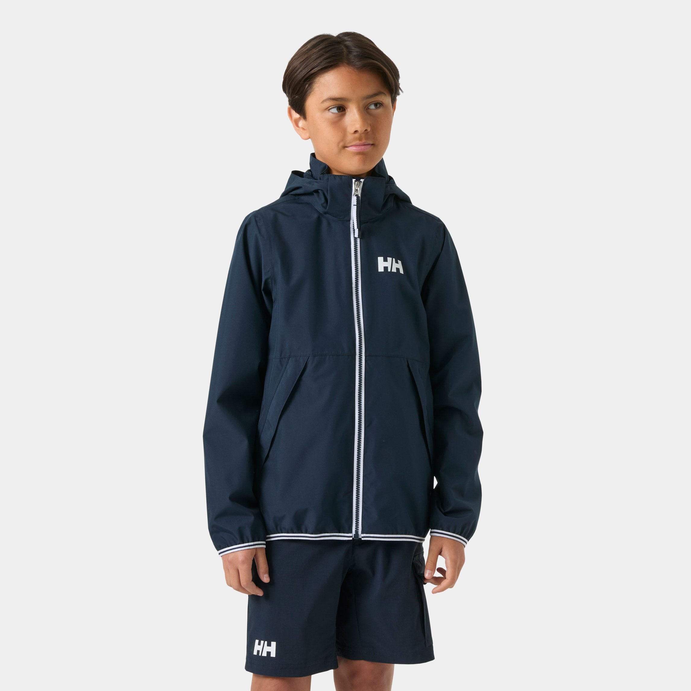 Juniors' Koster Rain Jacket - 597 NAVY