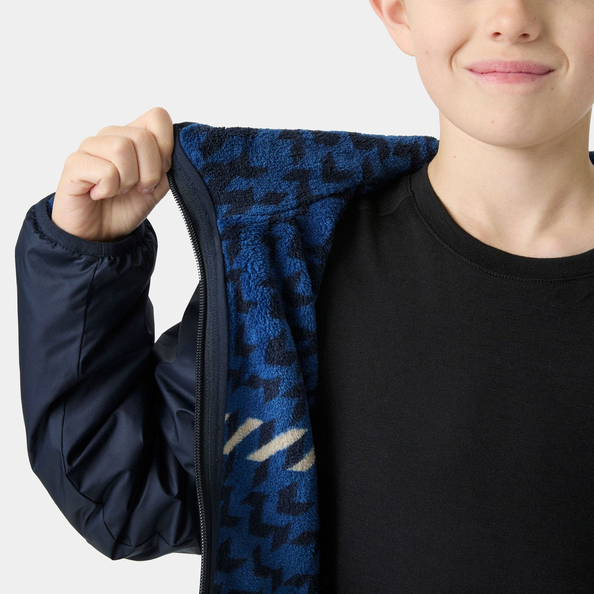 Juniors’ Chill Hooded Jacket - 597 NAVY