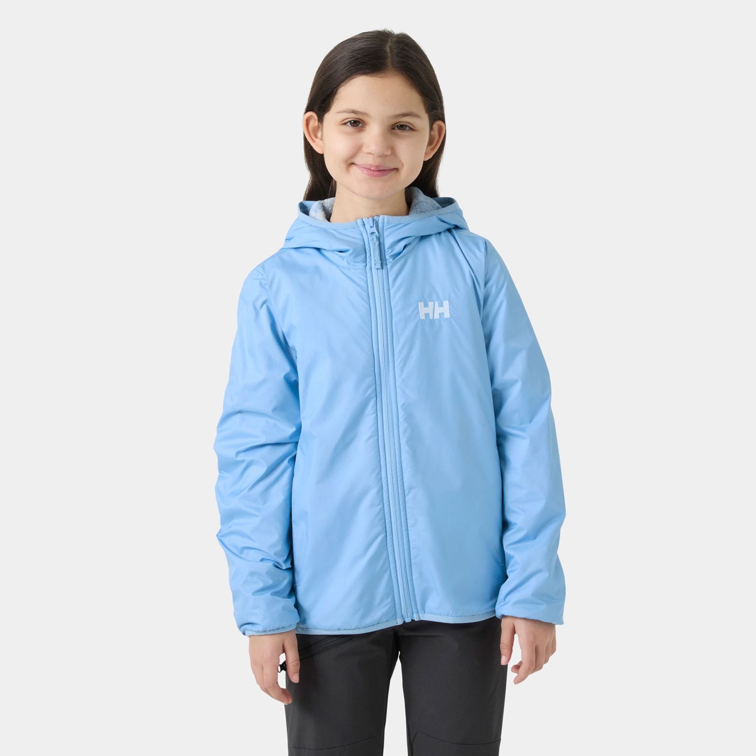 Juniors’ Chill Hooded Jacket - 627 BRIGHT BLUE