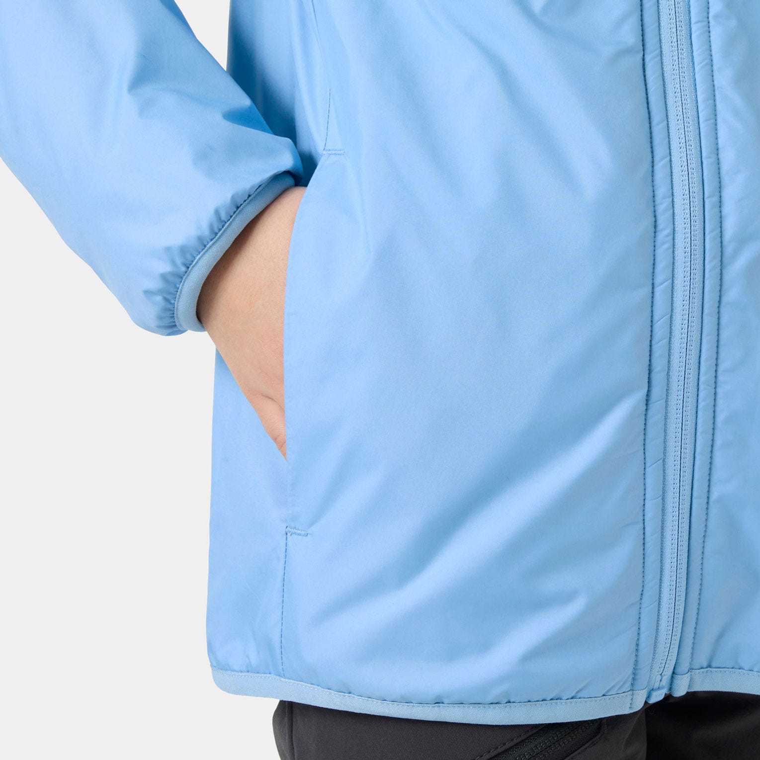 Juniors’ Chill Hooded Jacket - 627 BRIGHT BLUE