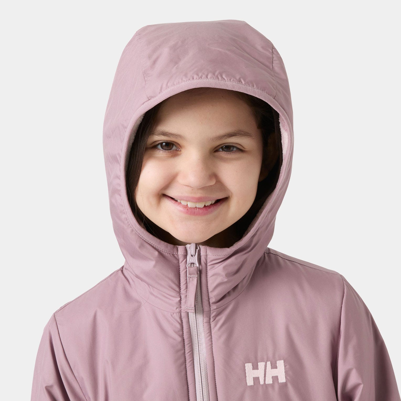 Juniors’ Chill Hooded Jacket - 676 PURPLE CLAY