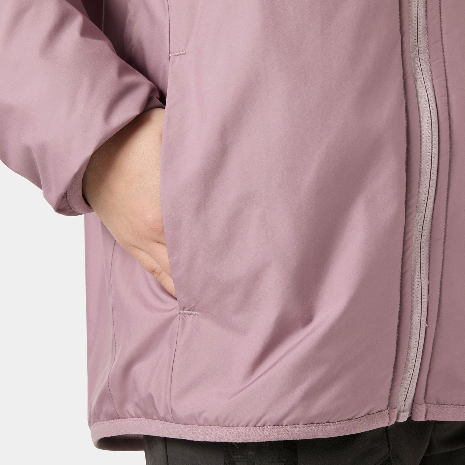 Juniors’ Chill Hooded Jacket - 676 PURPLE CLAY