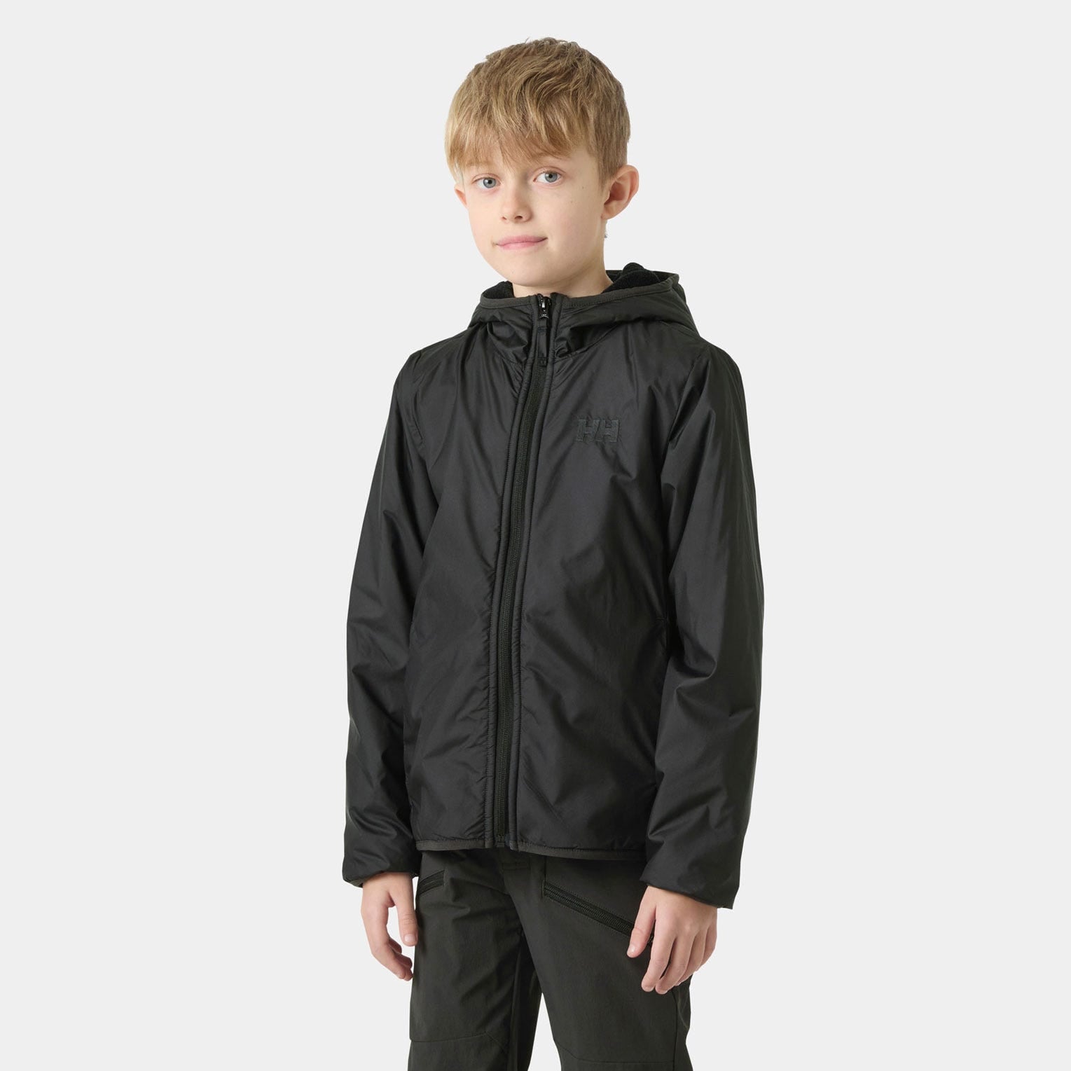 Juniors’ Chill Hooded Jacket - 990 BLACK