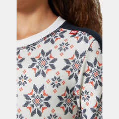 Juniors' Graphic LIFA® Merino Base Layer Set - 597 NAVY