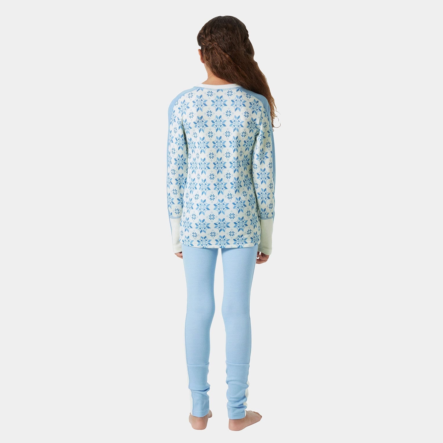 Juniors' Graphic LIFA® Merino Base Layer Set - 627 BRIGHT BLUE