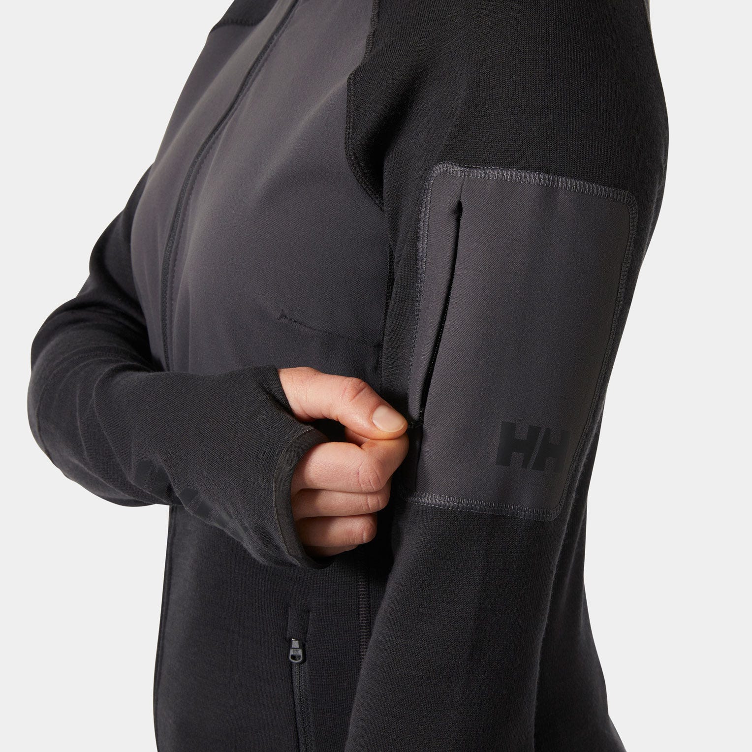 Women's LIFA® Merino Base Layer Jacket - 990 BLACK