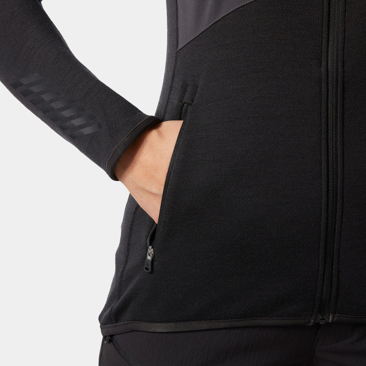 Women's LIFA® Merino Base Layer Jacket - 990 BLACK