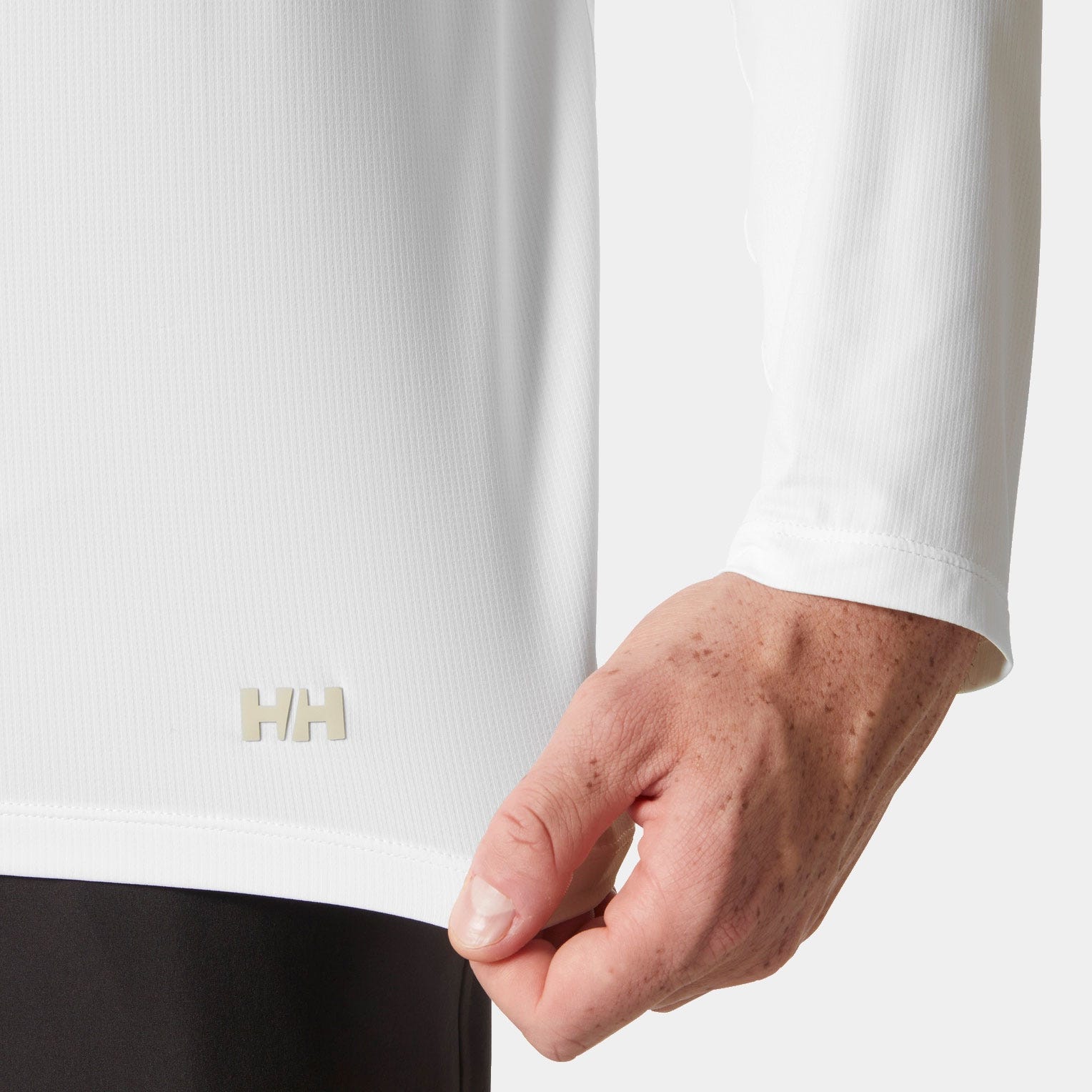 Men's Shine Long Sleeve Crew - 001 WHITE