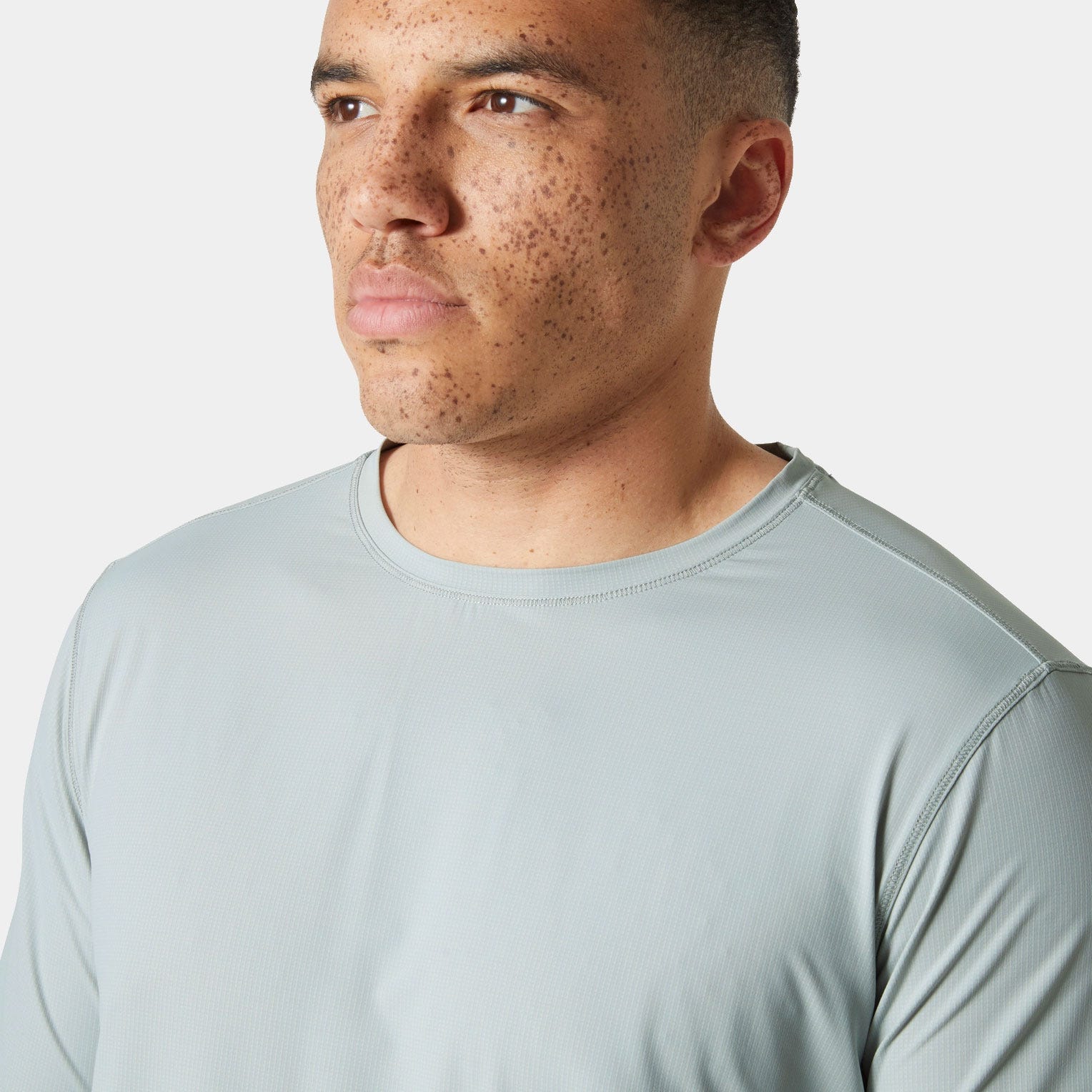 Men's Shine Long Sleeve Crew - 462 GREEN MIST