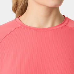 Women's Shine Long Sleeve Crew - 098 SUNSET PINK