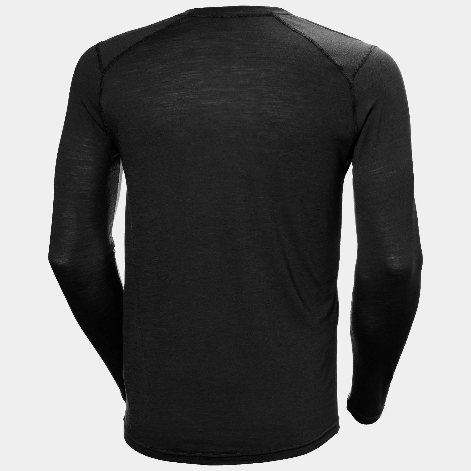Men's HH Durawool Long Sleeve Henley - 990 BLACK