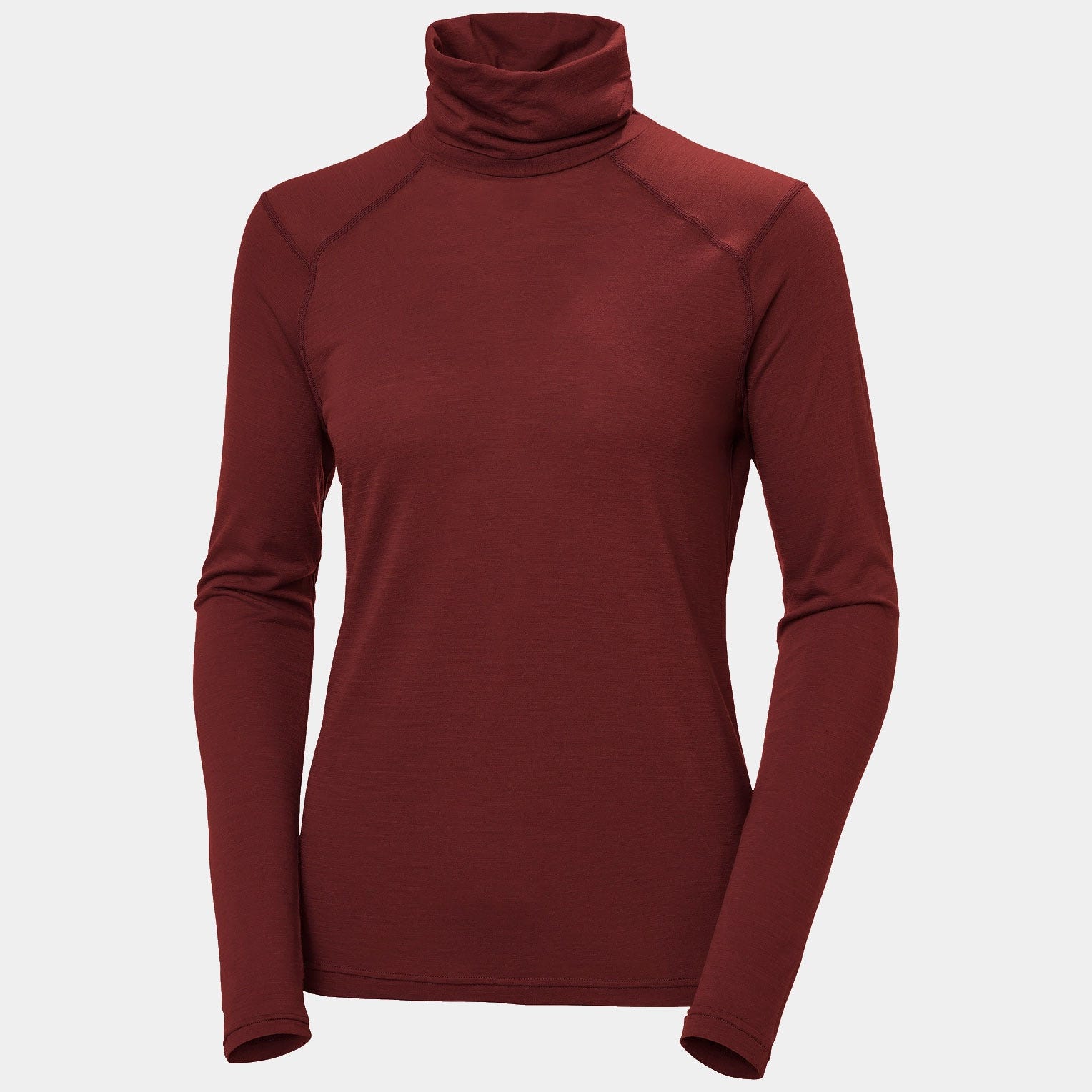 Women's HH Durawool High Neck Long Sleeve - 180 MARS RED