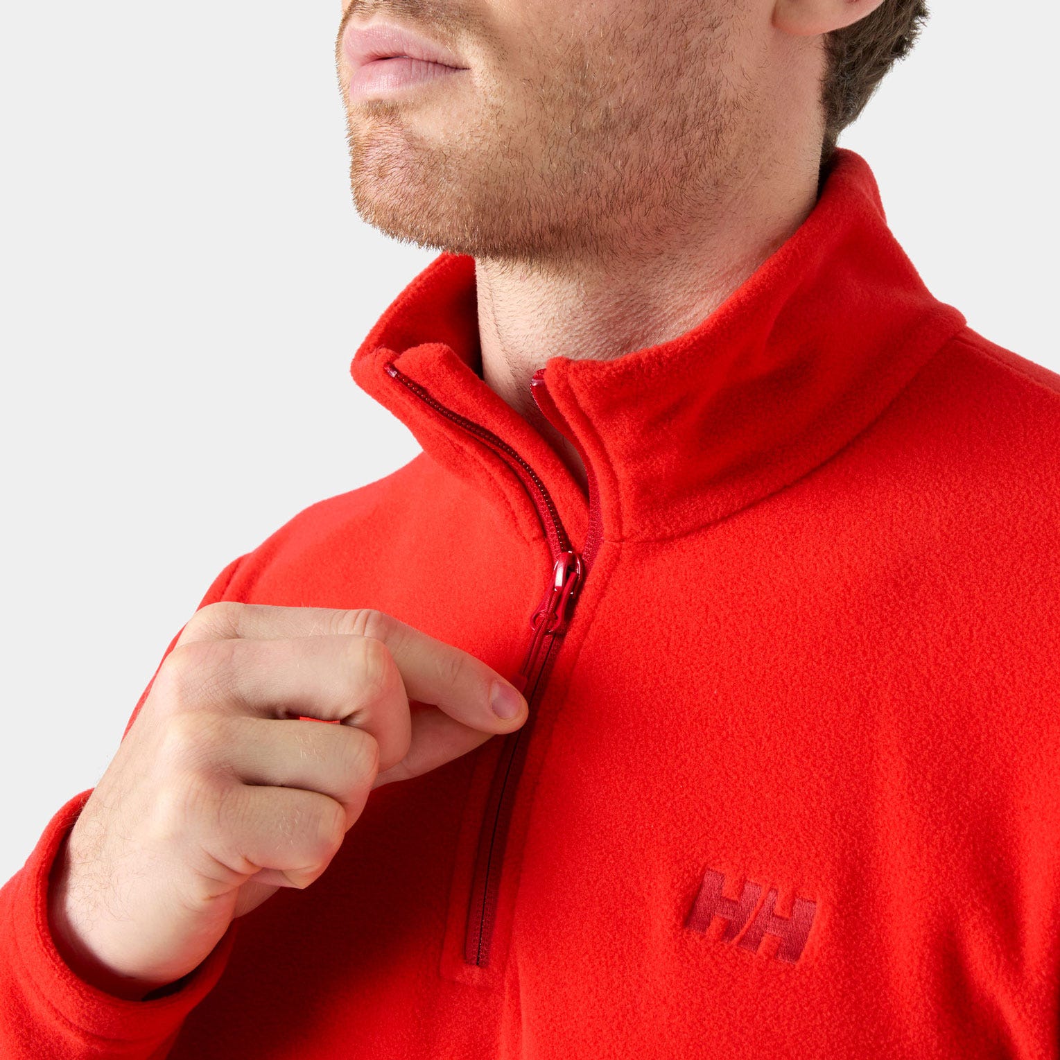Men’s Daybreaker Half-Zip Fleece - 222 ALERT RED