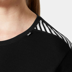 Women’s HH LIFA® Long-Sleeve Crew Base Layer - 990 BLACK