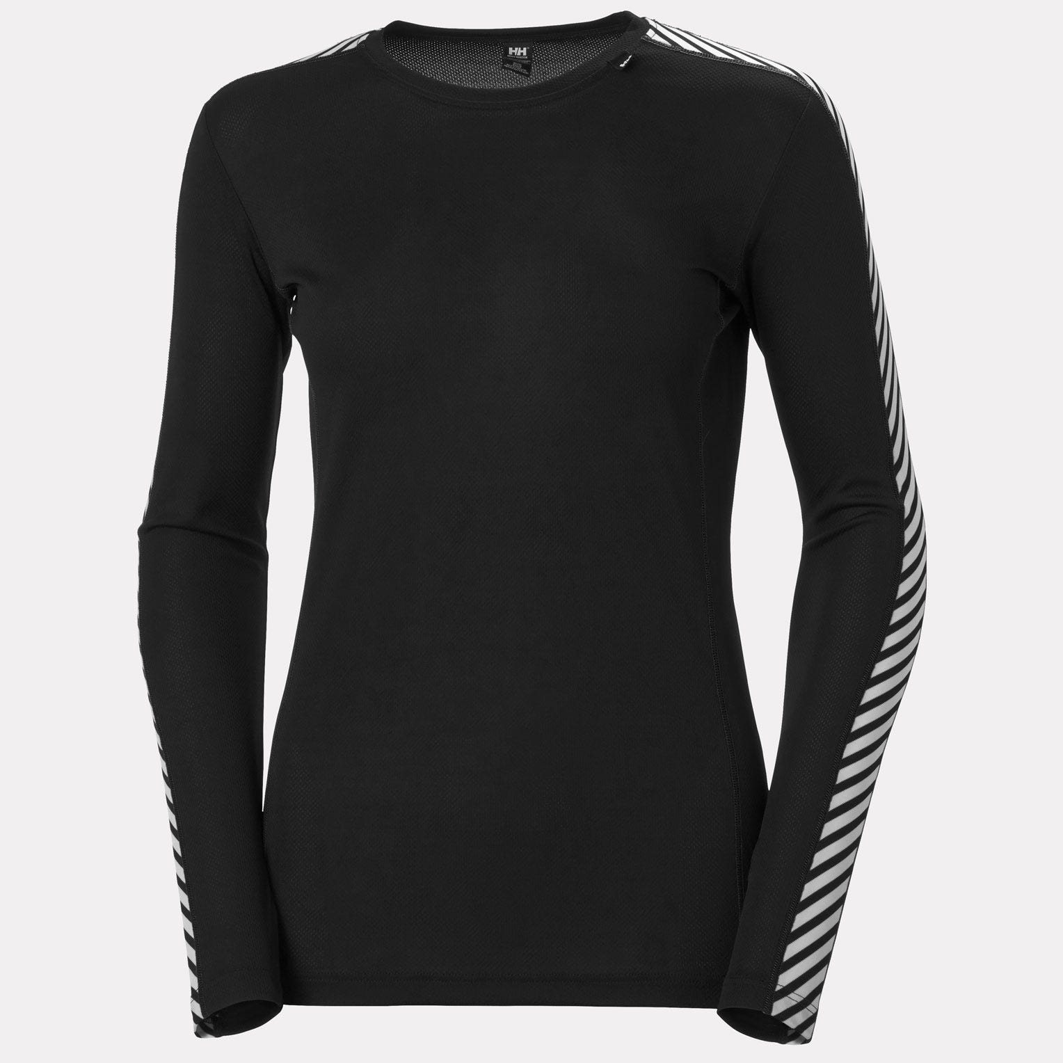 Women’s HH LIFA® Long-Sleeve Crew Base Layer - 990 BLACK