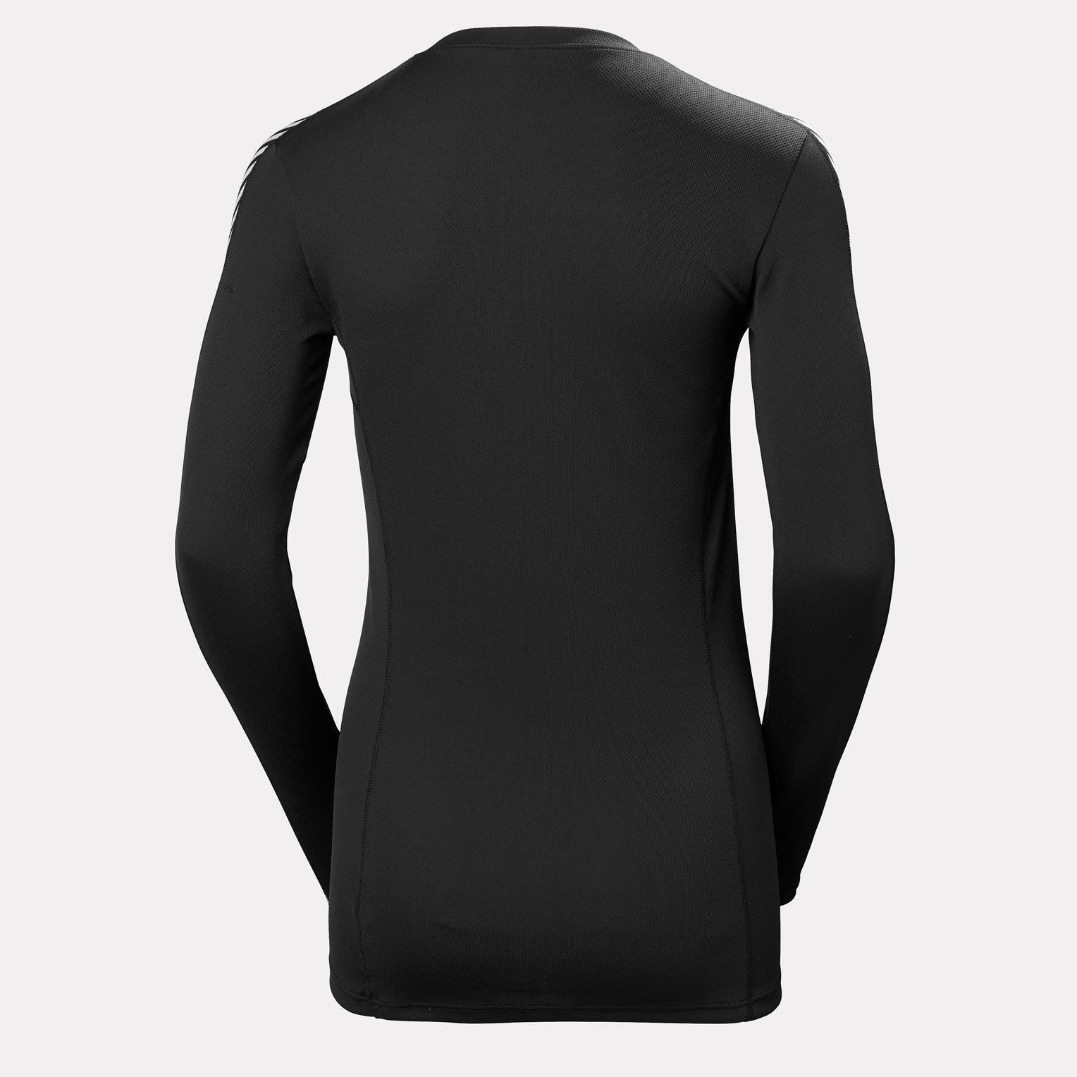 Women’s HH LIFA® Long-Sleeve Crew Base Layer - 990 BLACK