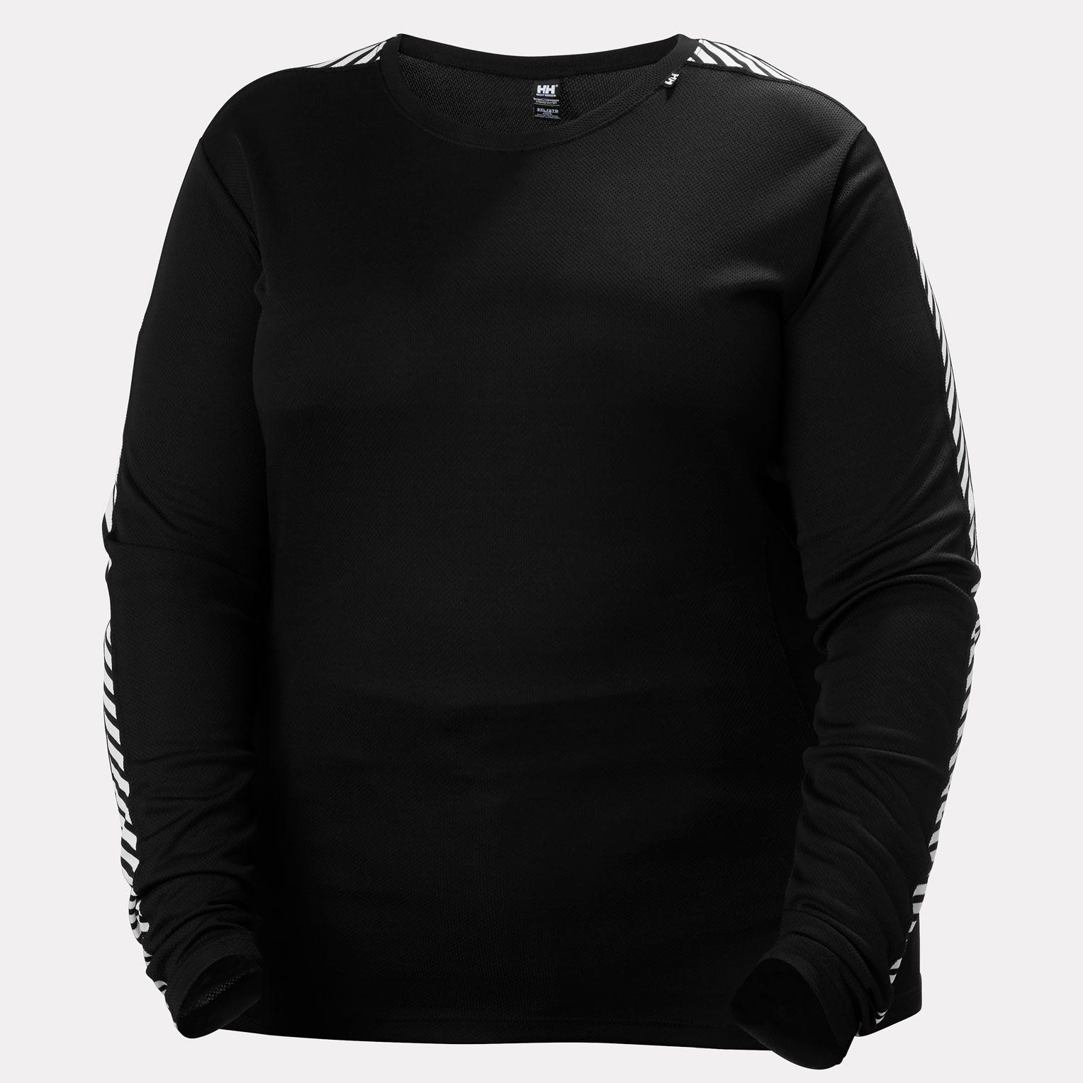 Women’s HH LIFA® Long-Sleeve Crew Base Layer - 990 BLACK