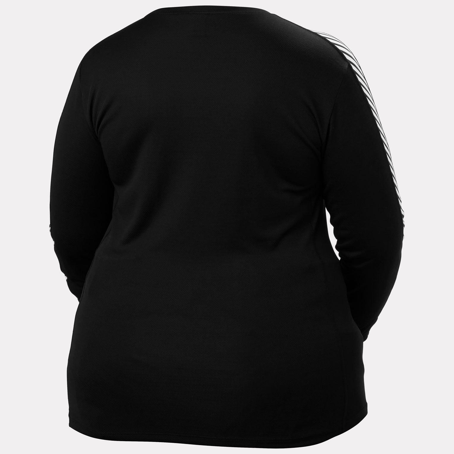 Women’s HH LIFA® Long-Sleeve Crew Base Layer - 990 BLACK