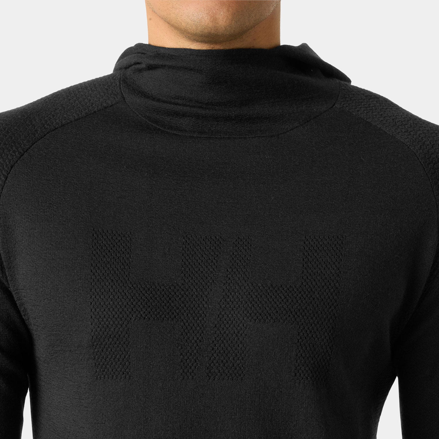 Men’s LIFA® Merino Knitevo Hoodie - 990 BLACK