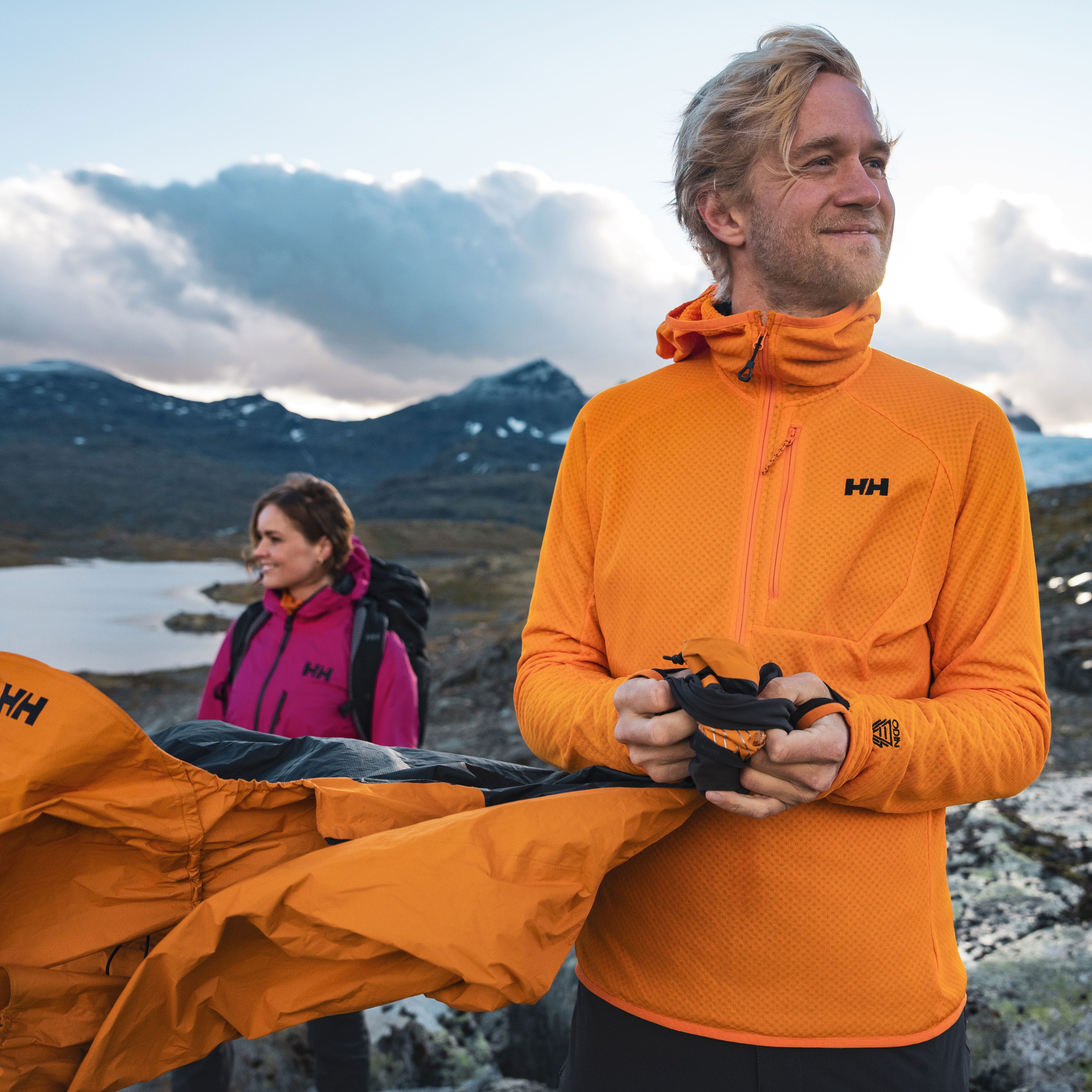 Men's Odin Breeze Hooded Fleece - 303 IGNITE ORANGE