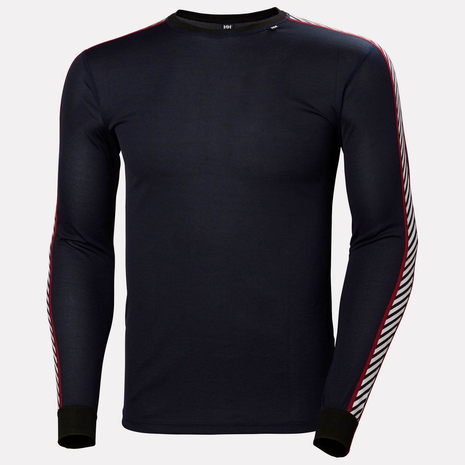 Men's HH LIFA® Stripe Long-Sleeve Crew Base Layer - 597 NAVY