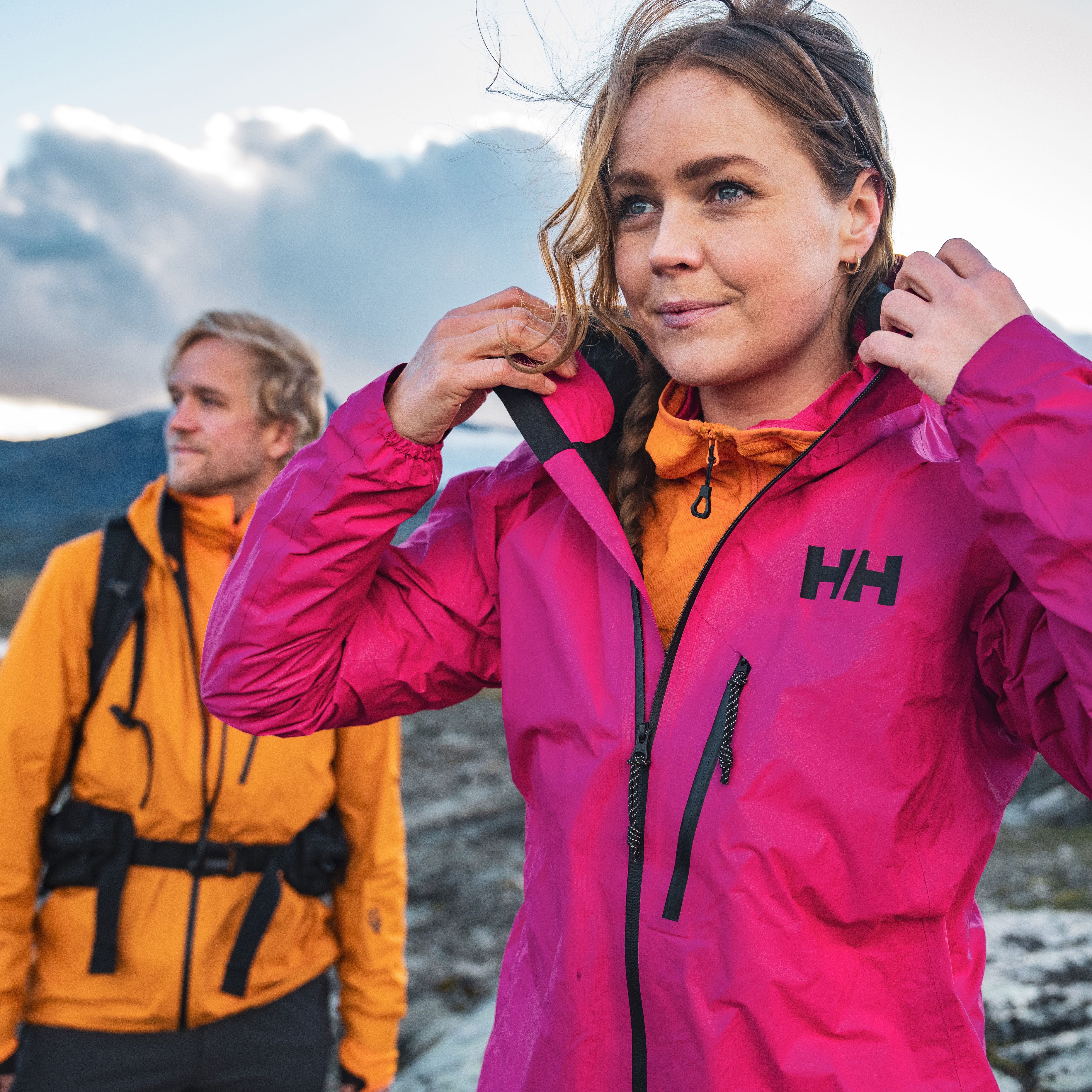 Women's Odin Breeze Hooded Fleece - 303 IGNITE ORANGE