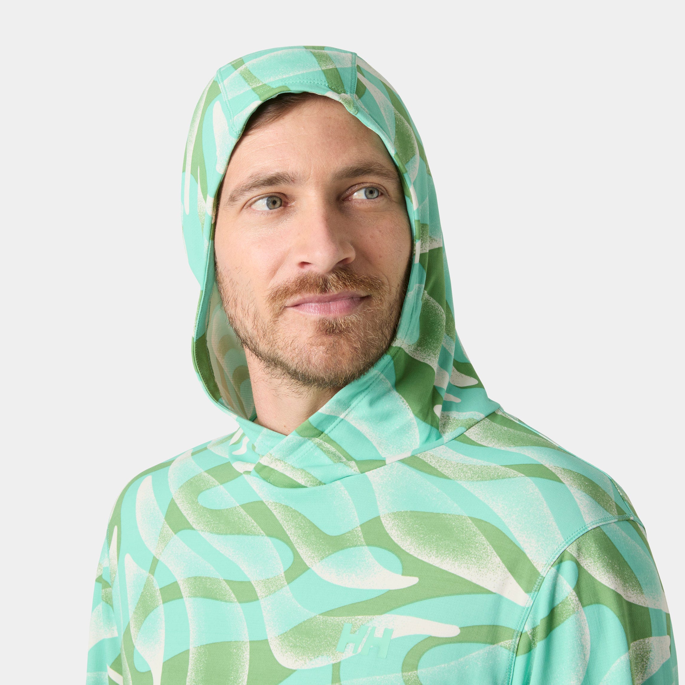 Men's LIFA® Active Solen Hoodie - 416 LAGOON CHIRNSIDE AOP
