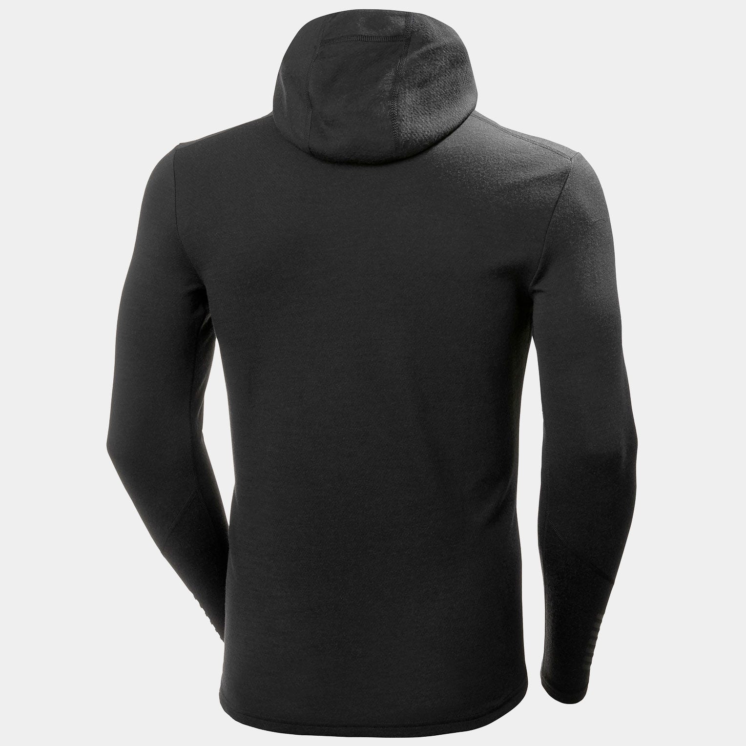 Men's LIFA® Merino Midweight Base Layer Hoodie - 990 BLACK