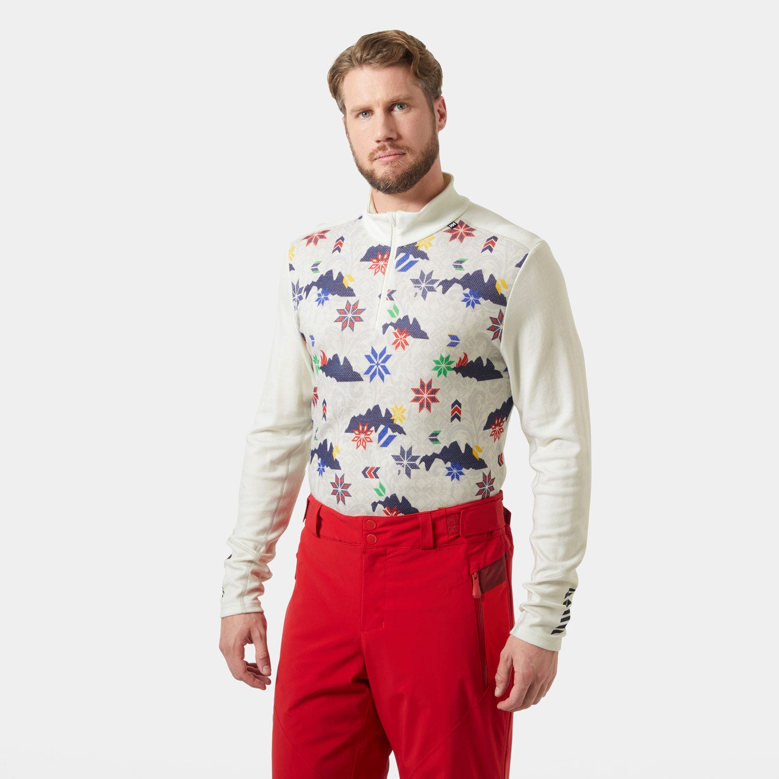 Men's LIFA® Merino Midweight Half-Zip Base Layer - 011 OFF WHITE