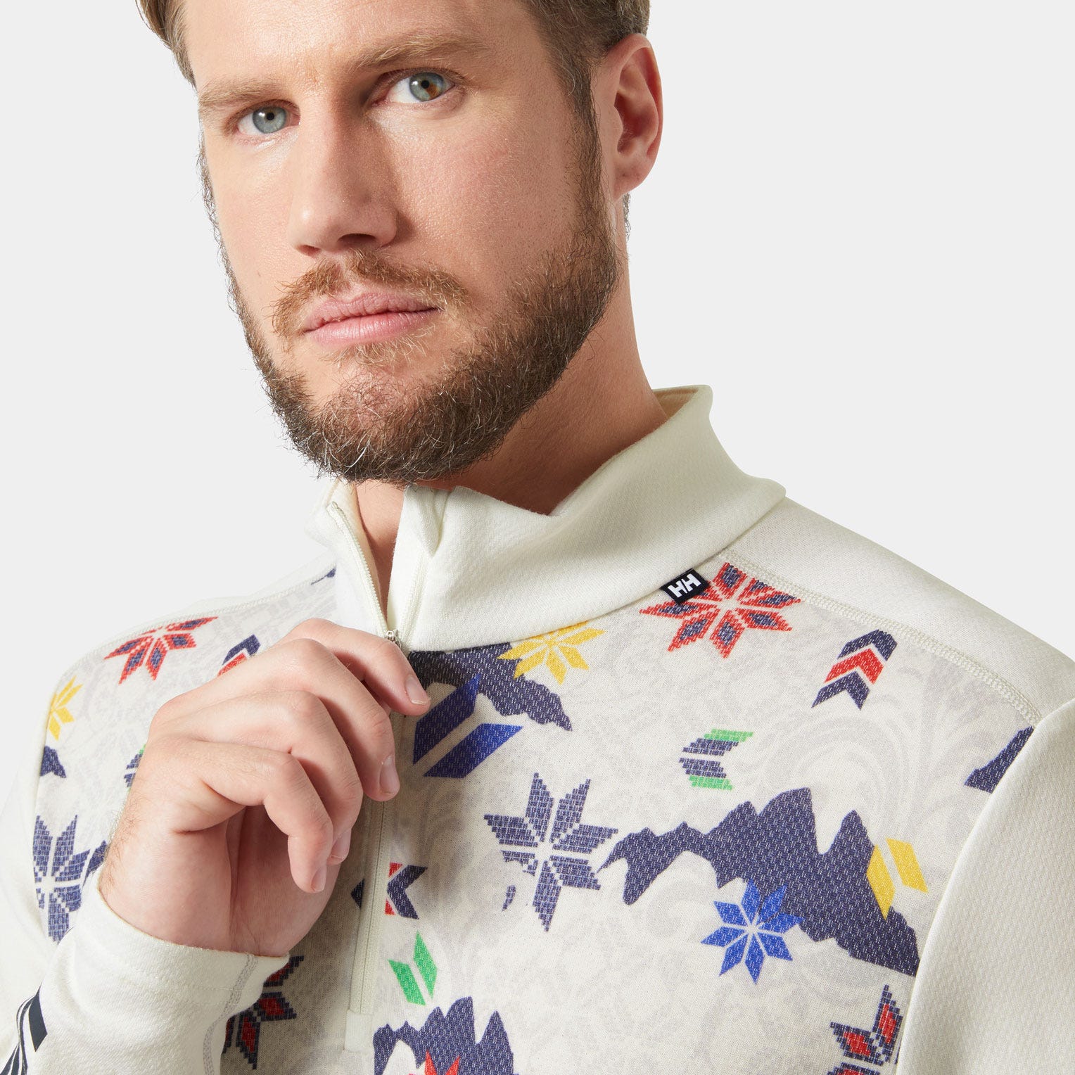 Men's LIFA® Merino Midweight Half-Zip Base Layer - 011 OFF WHITE