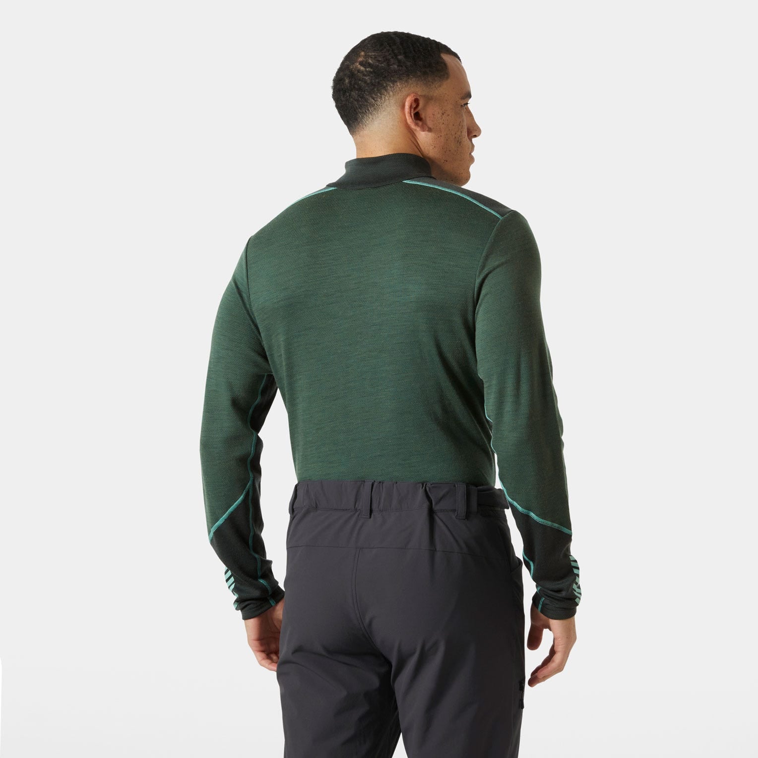 Men's LIFA® Merino Midweight Half-Zip Base Layer - 390 JUNGLE GREEN