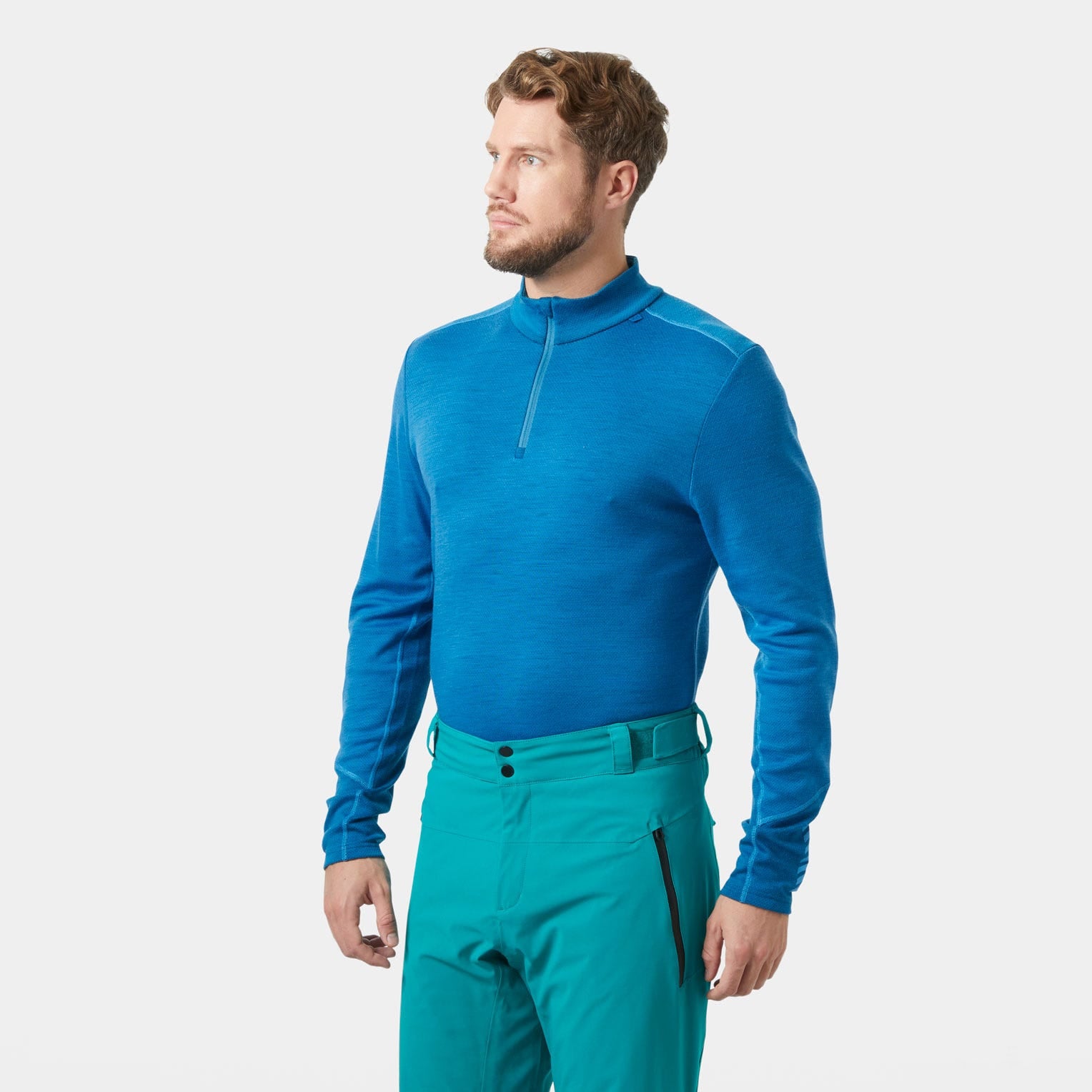 Men's LIFA® Merino Midweight Half-Zip Base Layer - 578 NEPTUNE BLUE