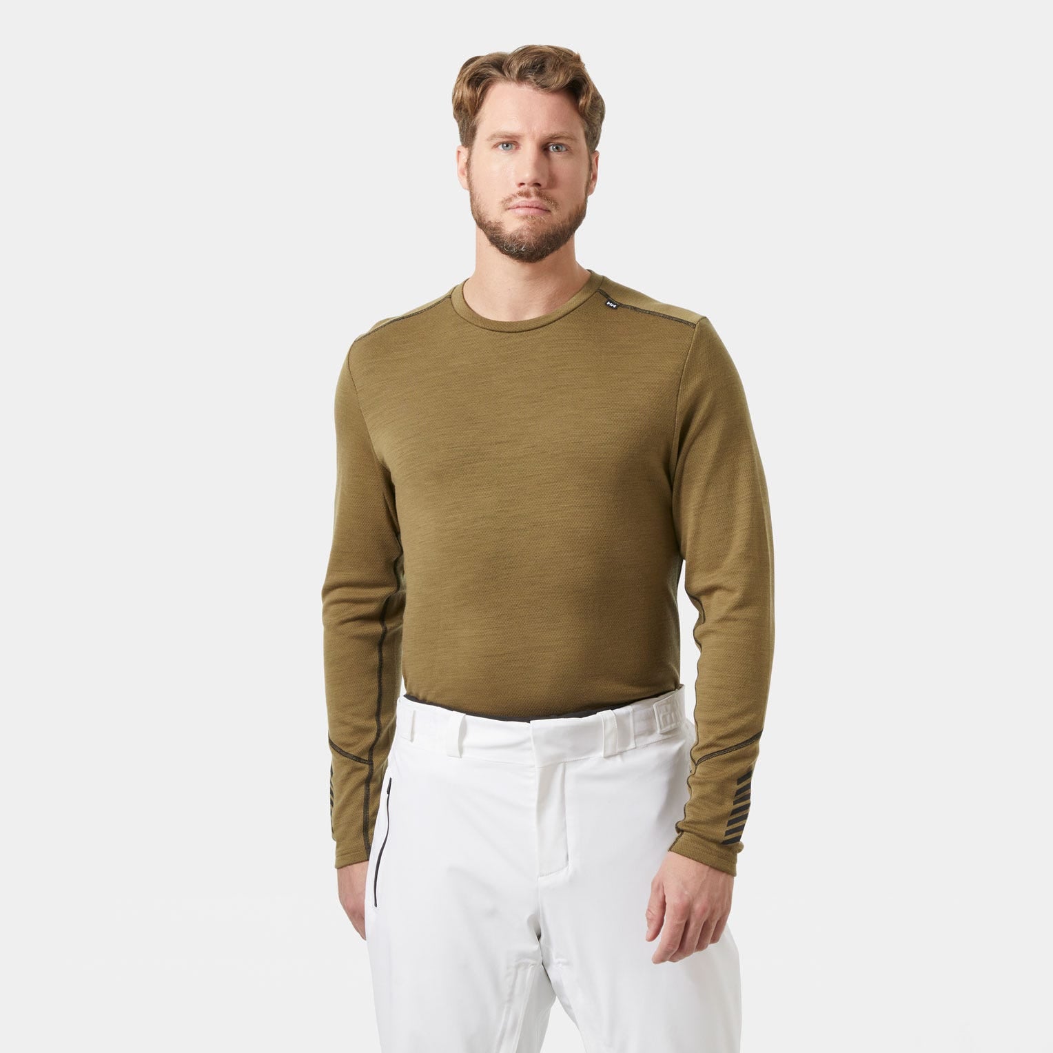 Men's LIFA® Merino Midweight Crew Base Layer - 718 SEPIA