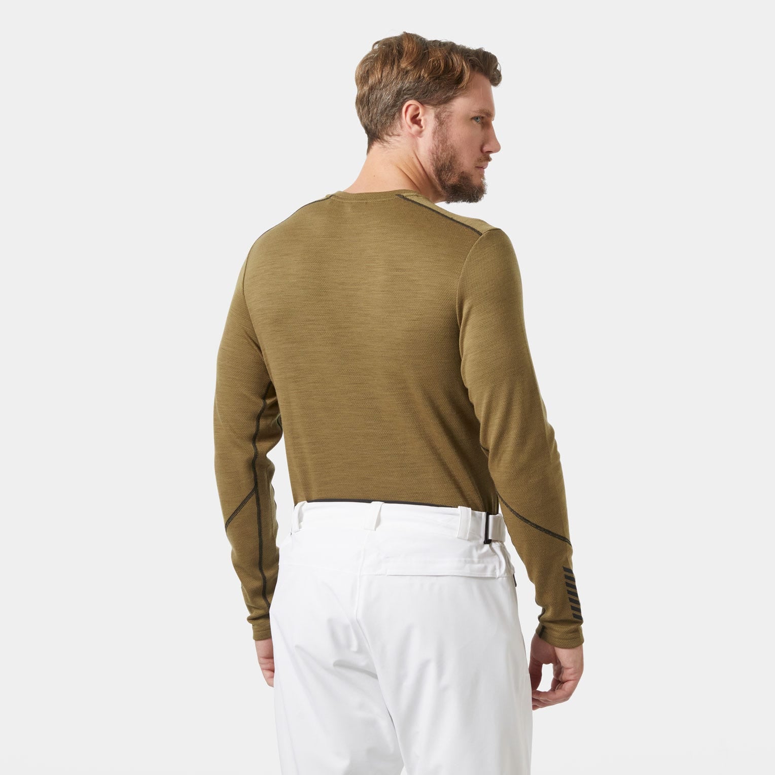Men's LIFA® Merino Midweight Crew Base Layer - 718 SEPIA