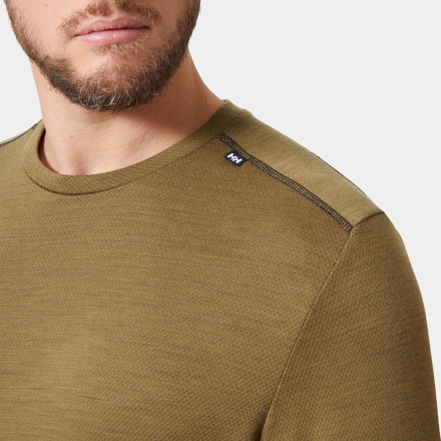 Men's LIFA® Merino Midweight Crew Base Layer - 718 SEPIA
