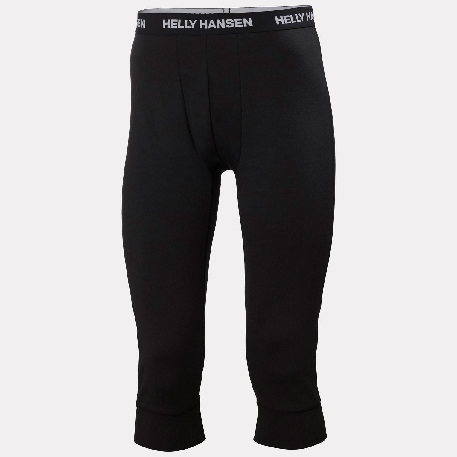Men's LIFA® Merino Midweight 3/4 Base Layer Pants - 990 BLACK