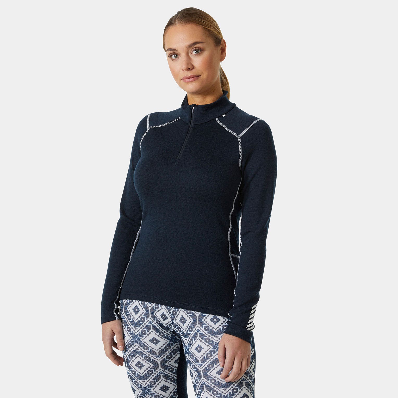 Women's LIFA® Merino Midweight Half-Zip Base Layer - 596 NAVY