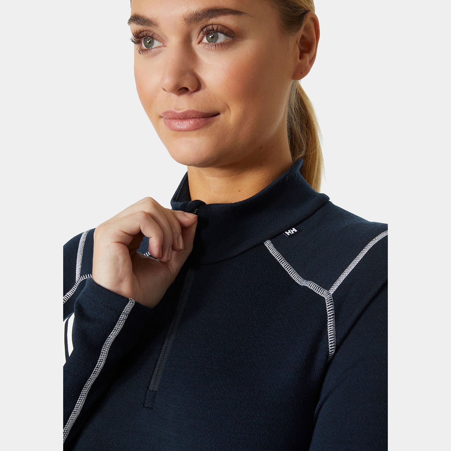 Women's LIFA® Merino Midweight Half-Zip Base Layer - 596 NAVY