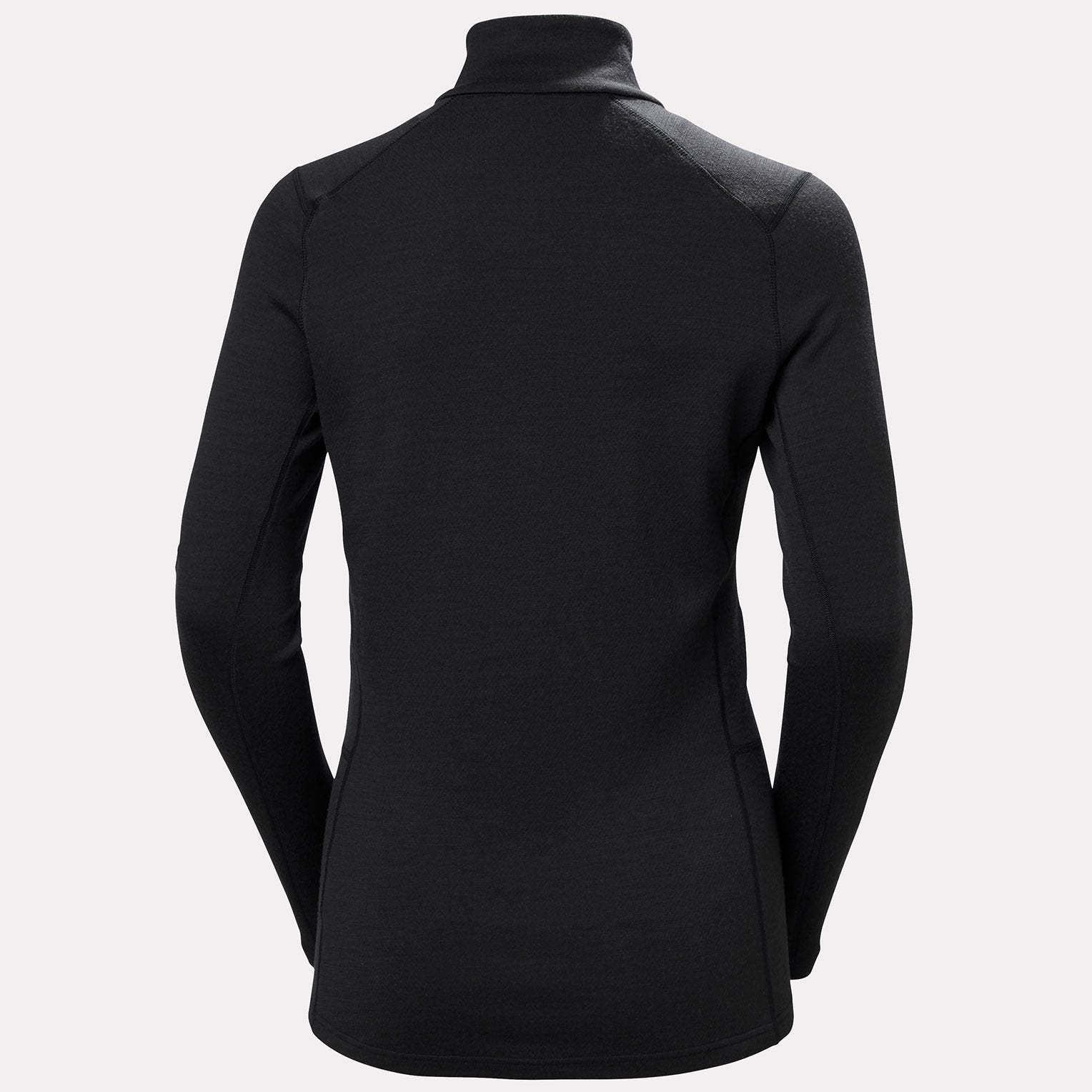 Women's LIFA® Merino Midweight Half-Zip Base Layer - 990 BLACK