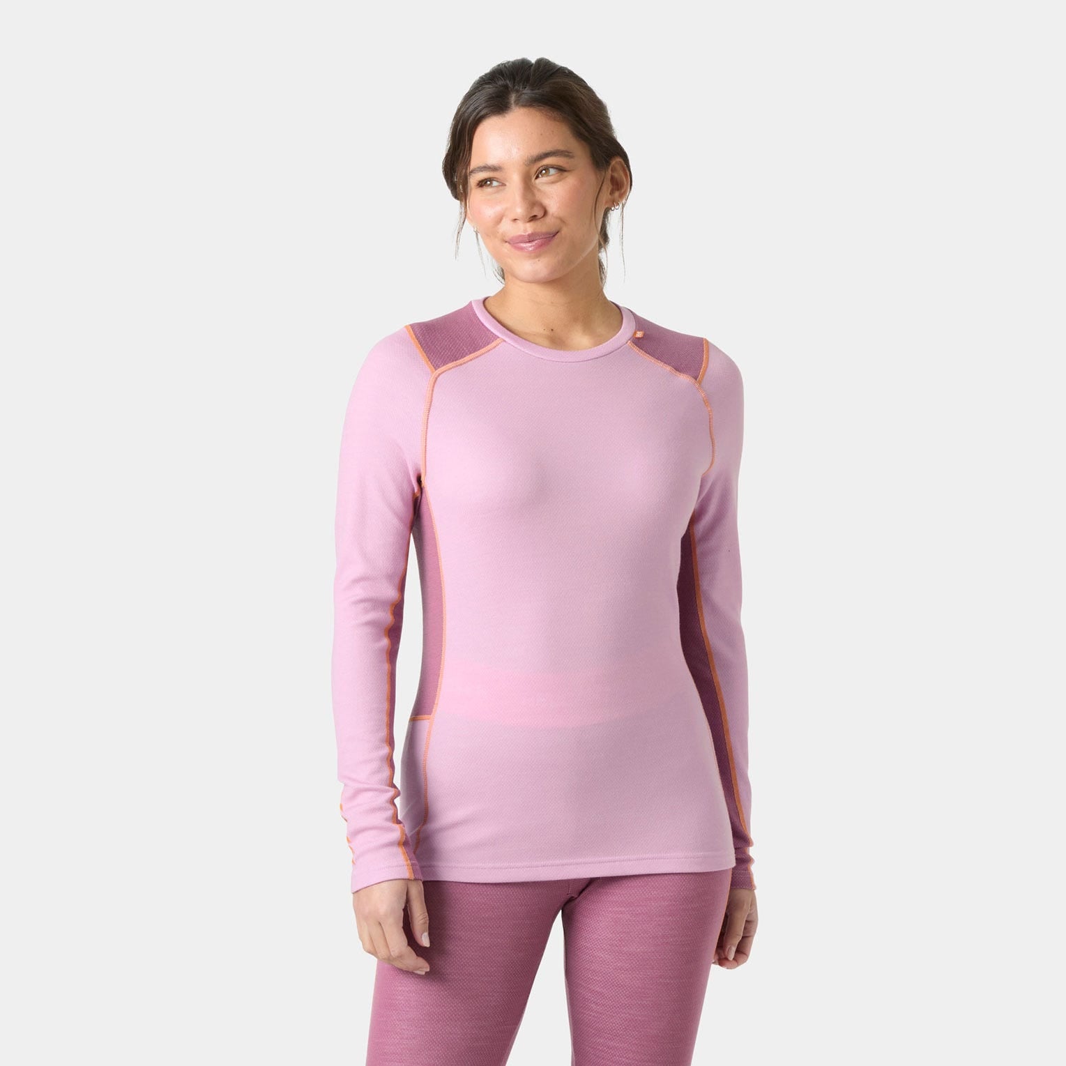 Women's LIFA® Merino Midweight Crew Base Layer - 052 CHERRY BLOSSOM