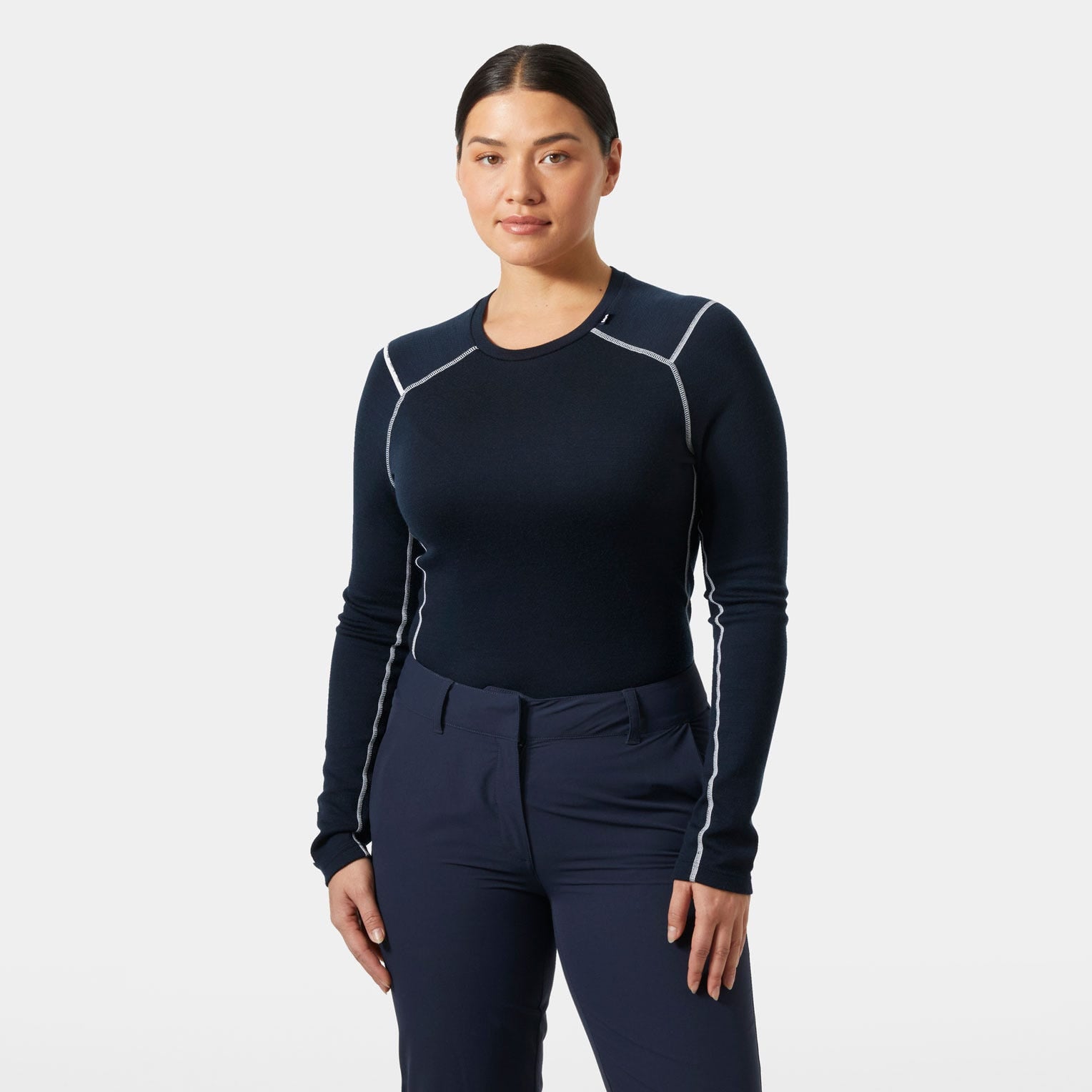Women's LIFA® Merino Midweight Crew Base Layer - 596 NAVY