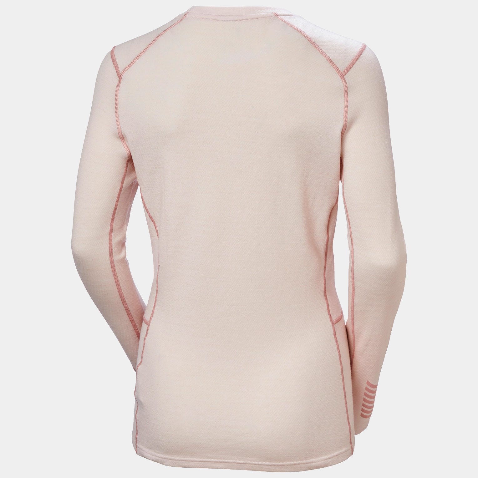Women’s LIFA® Merino Midweight Graphic Long-Sleeve Crew Base Layer - 082 PINK TINT NORDIC ROSE AOP