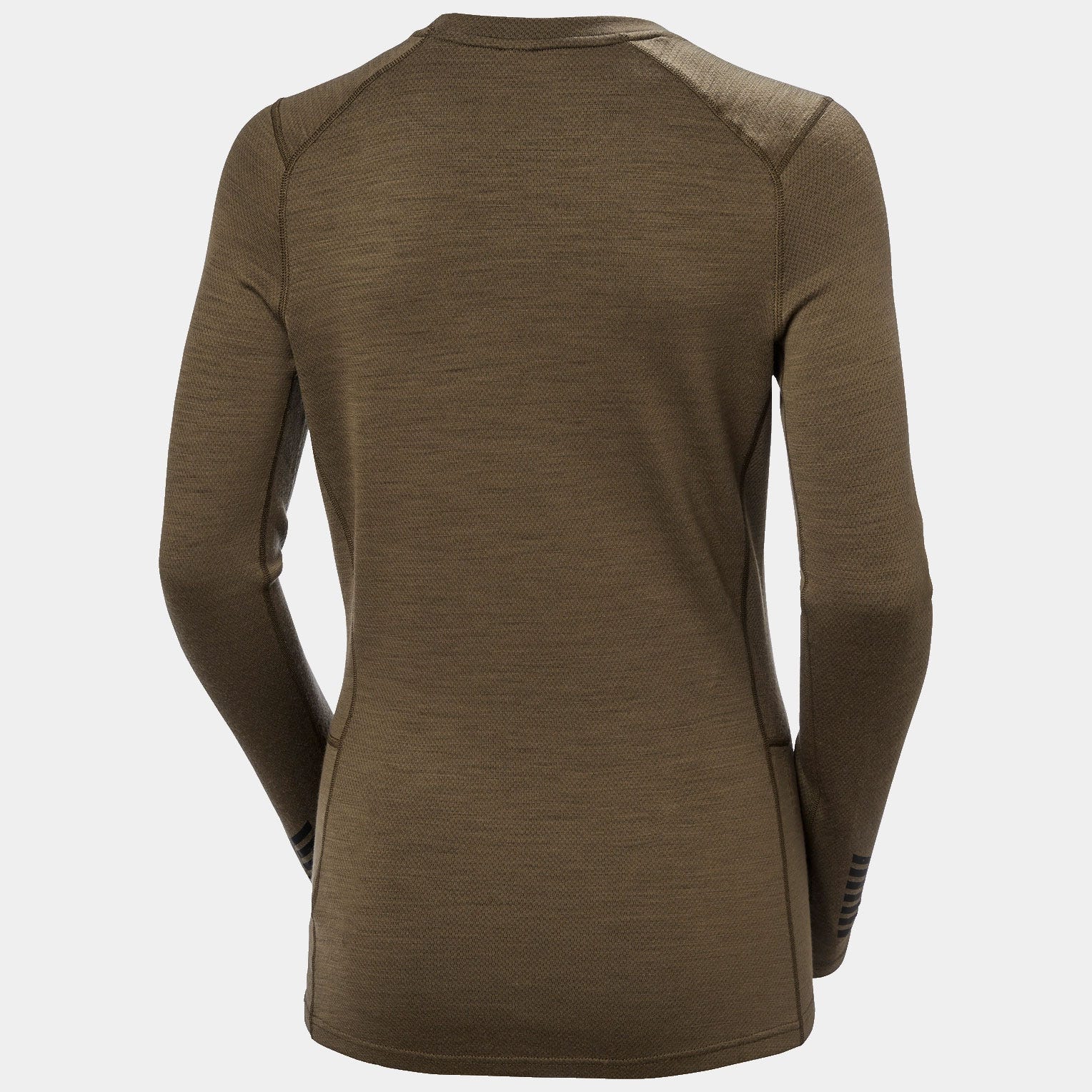 Women’s LIFA® Merino Midweight Graphic Long-Sleeve Crew Base Layer - 718 SEPIA HOUNDSTOOTH AOP