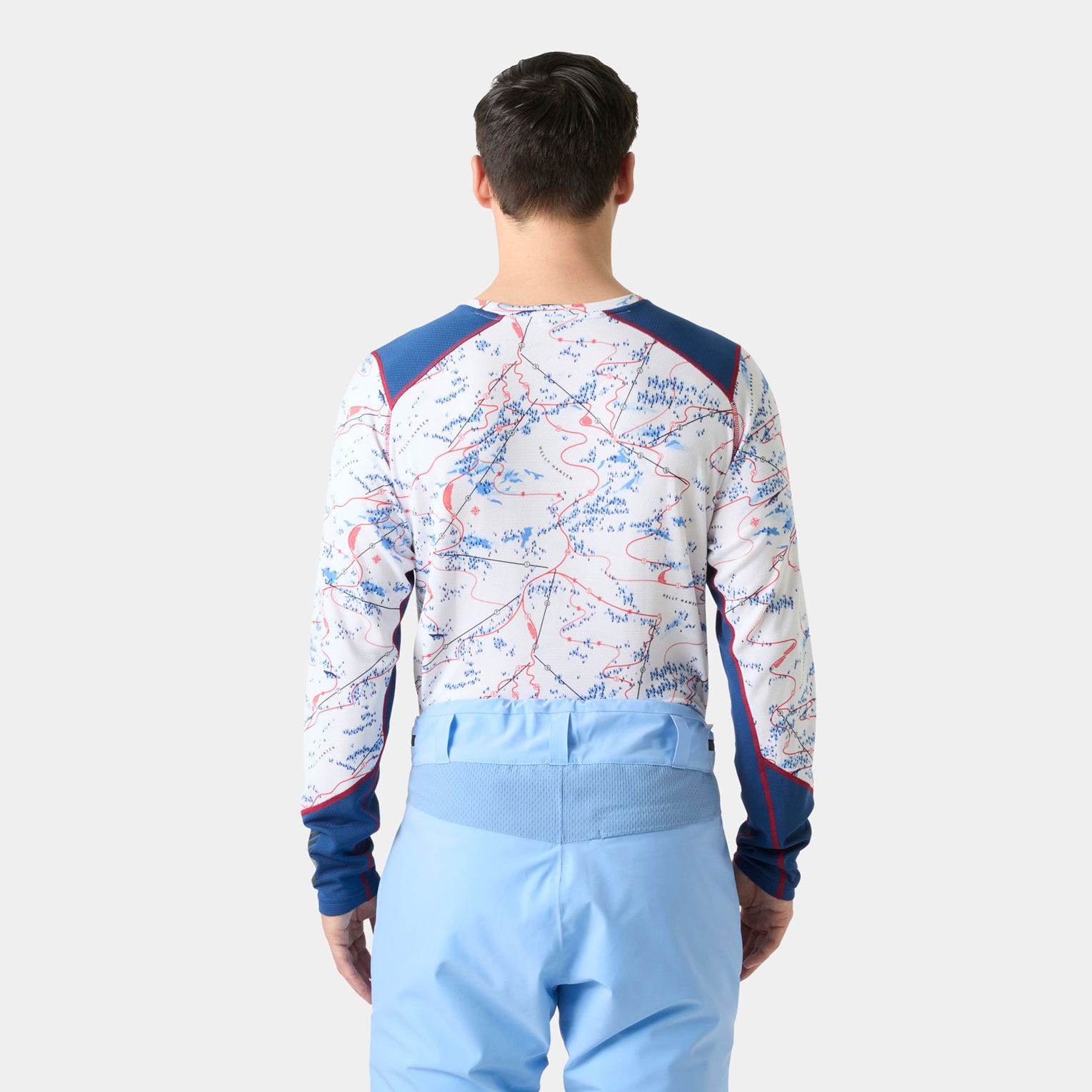 Men's LIFA® ACTIVE Crew Base Layer - 001 WHITE SLOPE