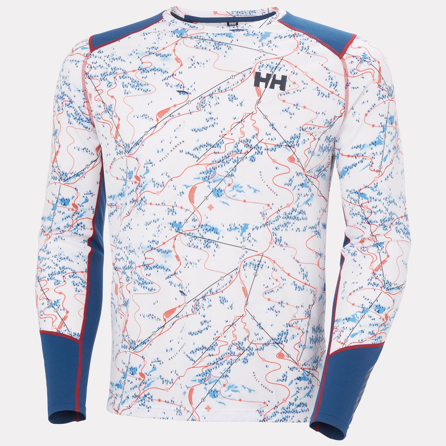 Men's LIFA® ACTIVE Crew Base Layer - 001 WHITE SLOPE