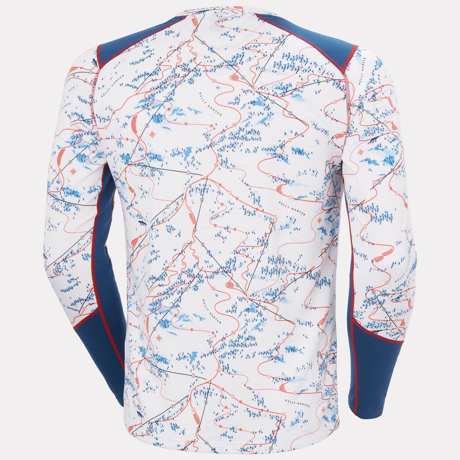 Men's LIFA® ACTIVE Crew Base Layer - 001 WHITE SLOPE