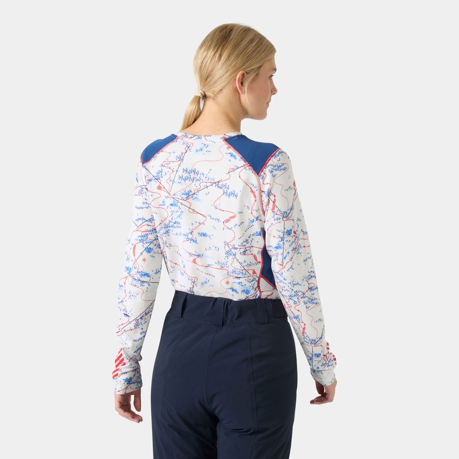 Women's LIFA® ACTIVE Crew Base Layer - 001 WHITE SLOPE