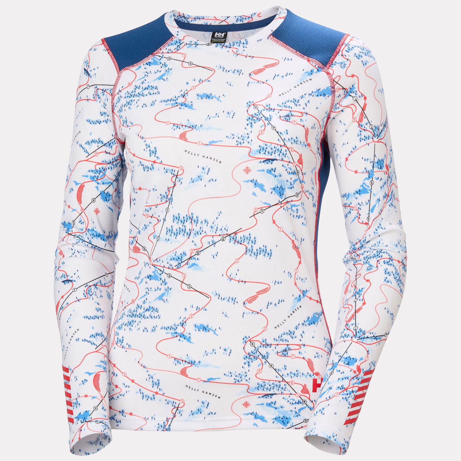 Women's LIFA® ACTIVE Crew Base Layer - 001 WHITE SLOPE