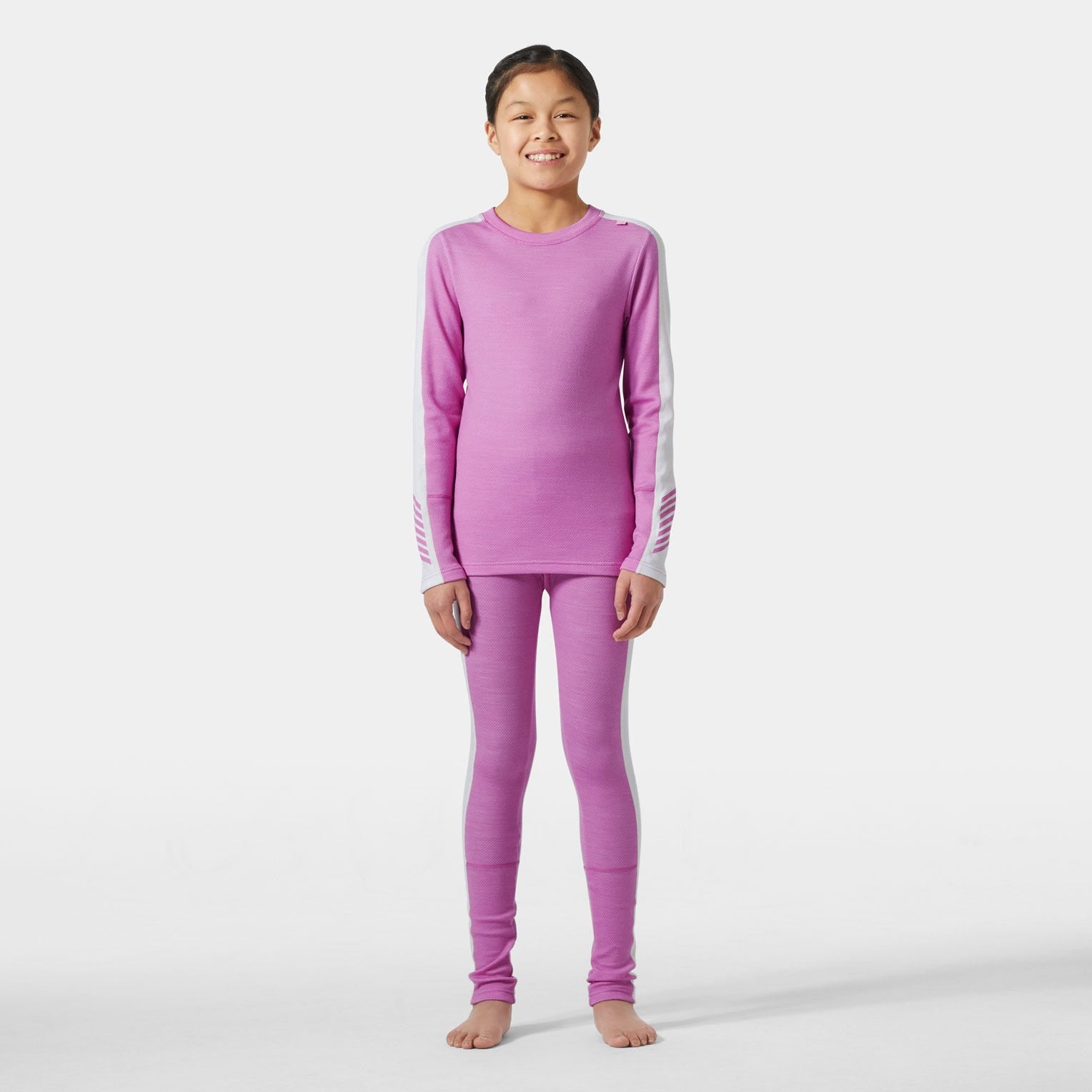 Juniors' LIFA® Merino Midweight Base Layer Set - 089 META PINK